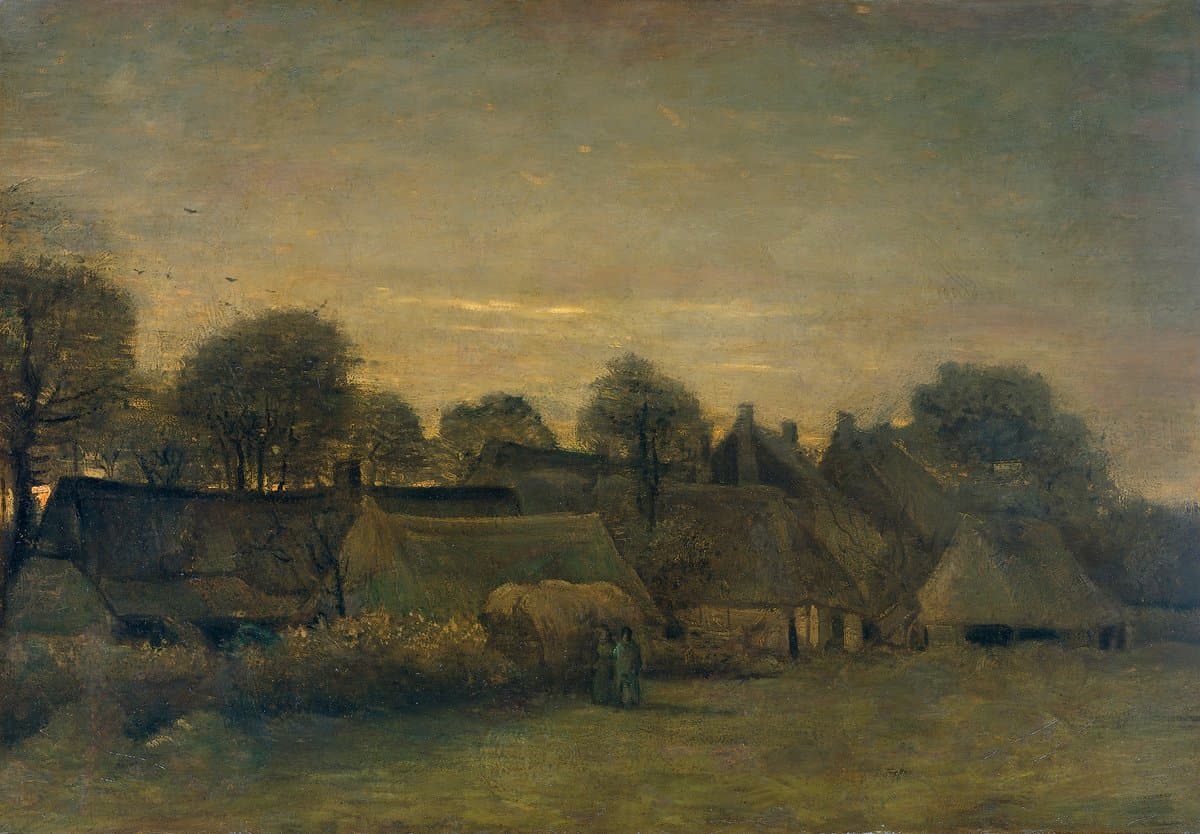 Farming Village at Twilight