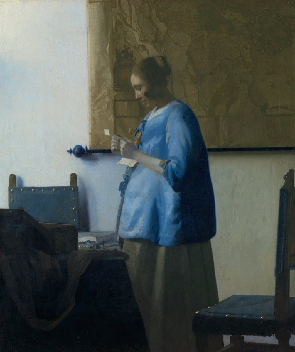 Woman Reading a Letter